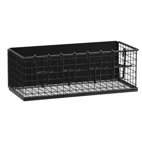 Metal Magnetic Storage Bin 1 Pack Grill Accessory Strong Magnetic Hold Rust-Resistant Versatile Outdoor Use