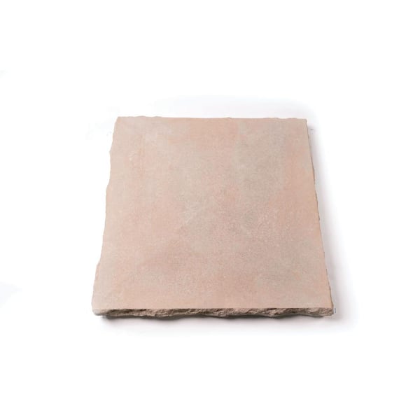 Cream Peaked Solid Column CapStone 18 in x 18 in