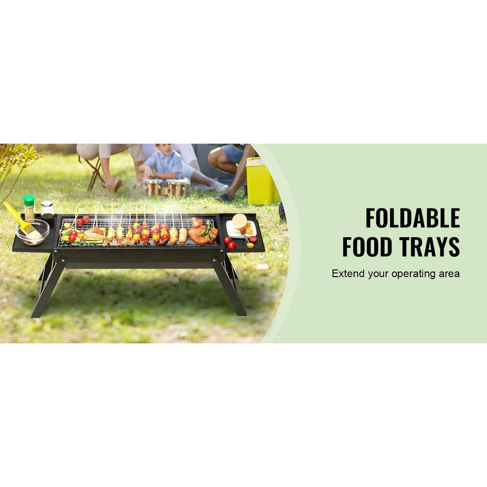 VEVOR 23'' Black Stainless Steel Portable Charcoal Grill