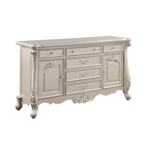 Bently Champagne Finish 6 22 in. Dresser with Mirror