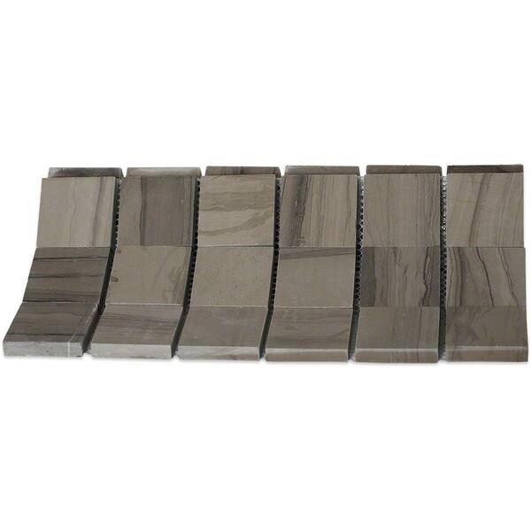 Ivy Hill Tile Sample of Athens Gray 2X2 Honed Marble Tile - 3 in. x 6 in. Tile Sample