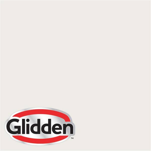 Glidden Premium 1 gal. #HDGWN48U Minimalist White Flat Interior Paint with Primer