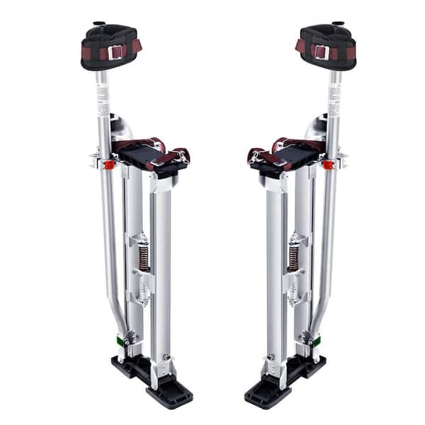 Laybus 24 in. to 40 in. Drywall Stilts, Aluminum Tool Stilts with ...