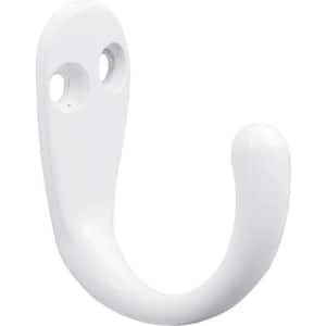 Liberty 27 in. White Heavy Duty Hook Rack RPLR6DJ-PWW-L1 - The Home Depot