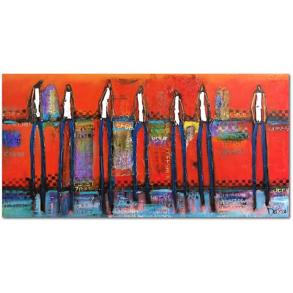 Courtside Market William DeBilzan Sunset In The Caribbean 12 in. x 24 in. Gallery-Wrapped Canvas Wall Art