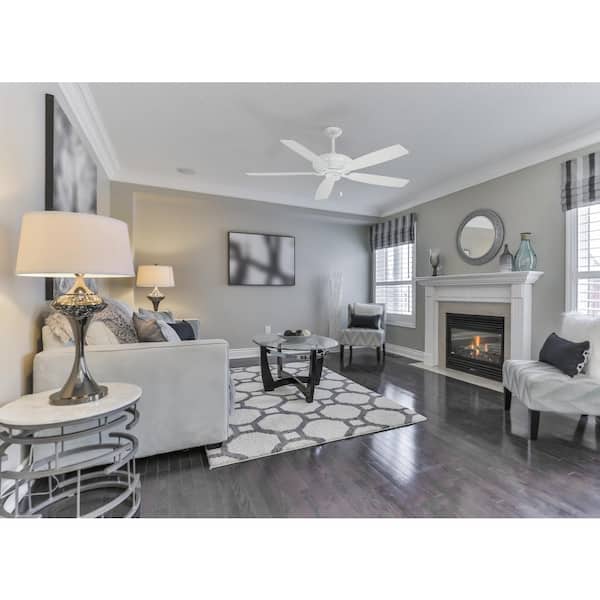 Watt 60 in. Indoor White Ceiling Fan