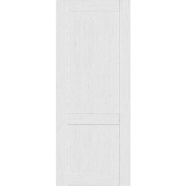 Belldinni 2 Panel Shaker 18 in. x 84 in. No Bore Bianco Noble Solid ...