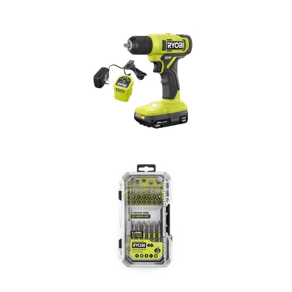 RYOBI ONE+ 18V Cordless 3/8 in. Drill/Driver Kit
