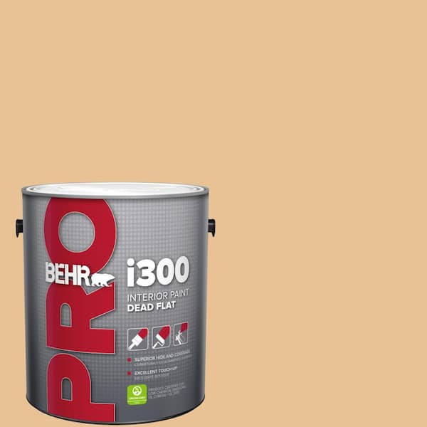 BEHR PRO 1 gal. #M250-3 Apple Turnover Dead Flat Interior Paint