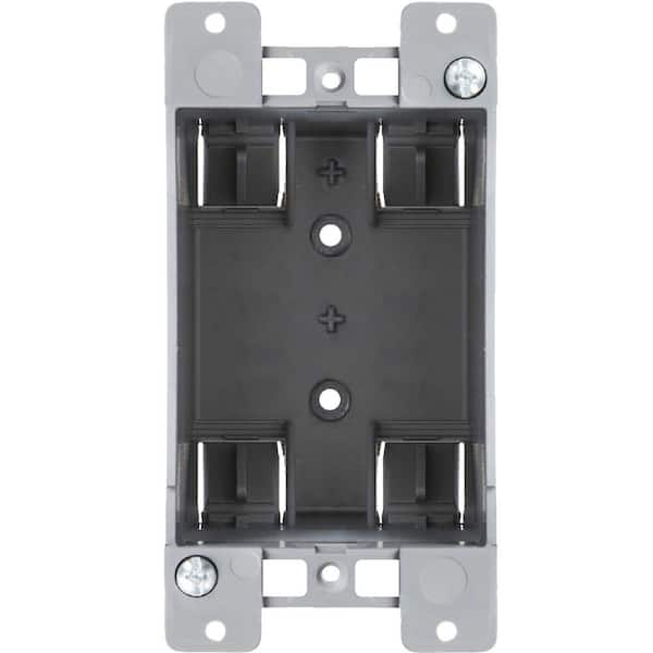 NEWHOUSE ELECTRIC 14 cu. in. PVC Old Work Electrical Outlet Box (1-Gang ...