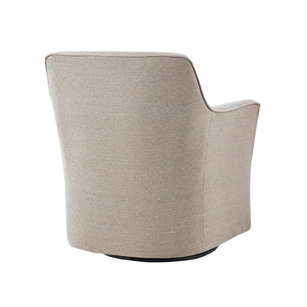 Augustine 29" Grey Taupe Manufactured Wood Swivel Glider Chair