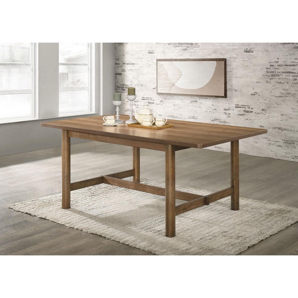 Coaster Crestmore Mid-century Modern Walnut Wood Top 46 in