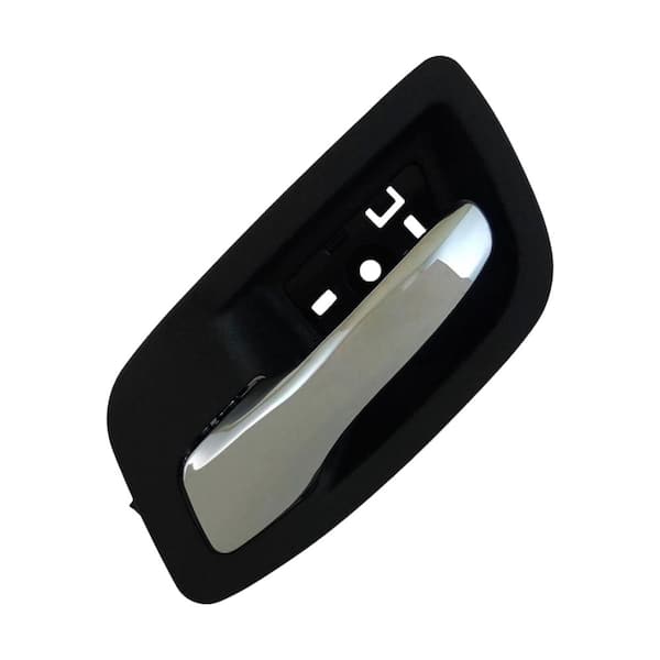 Unbranded Interior Door Handle Rear Left Chrome Lever Black Housing 2012-2014 Dodge Charger