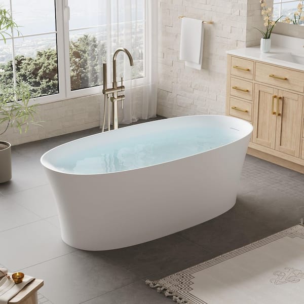 WELLFOR ZEN 39 in. x 39 in. Pure Acrylic Square Japanese Soaking
