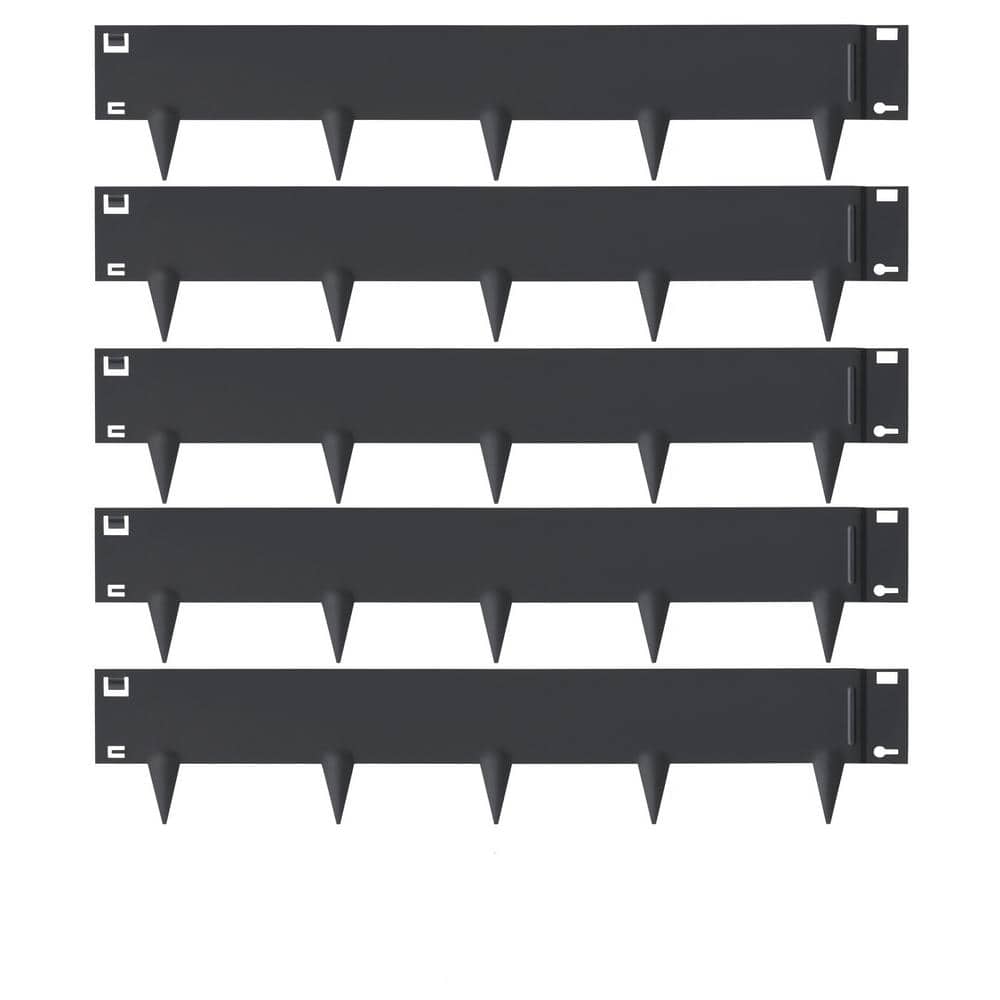 Steel Landscape Edging 5-Pack, 39 in. L x 4 in. H Strips. 0.59 in. W, Hammer-in Border, Bendable for Yard, Garden Black price history on PriceWatchPro