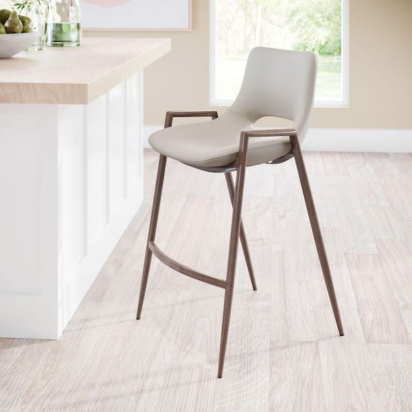 Desi Counter Chair (Set of 2) Beige