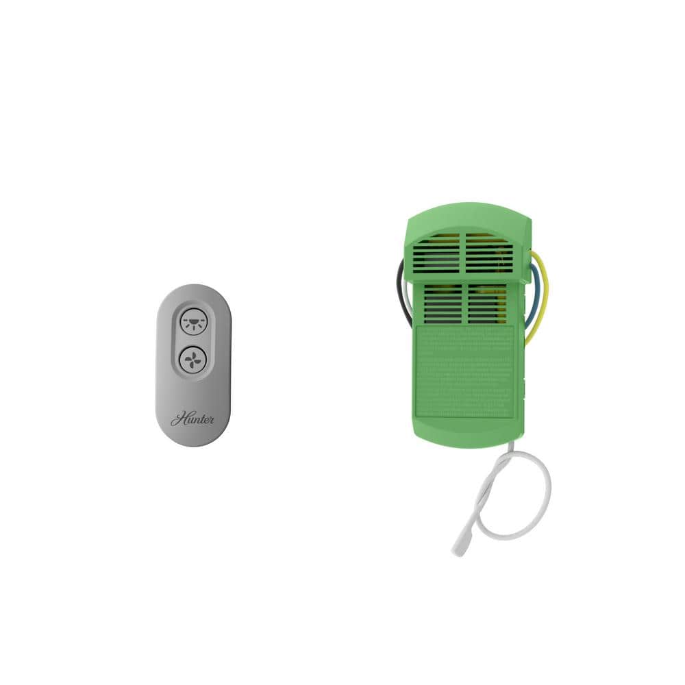 Hunter Gray Indoor Remote Control with Receiver