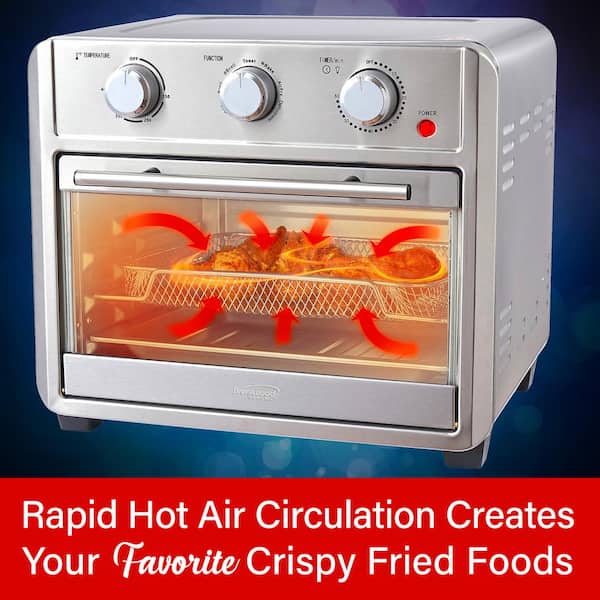 5.8 Quart Digital Air Fryer, Toaster Oven & Cooker, 1700W – Modern