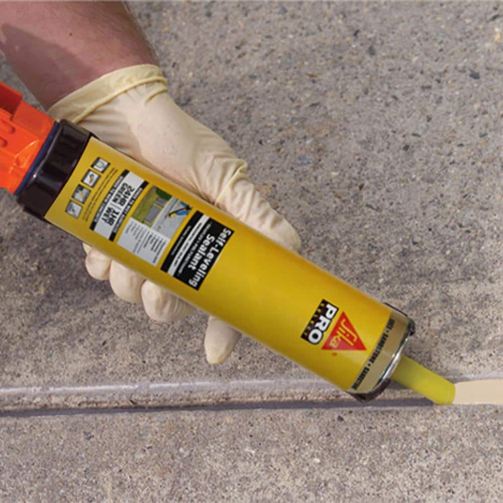 Sika 29 fl. oz. Sikaflex Self-Leveling Horizontal Joint Elastic Polyurethane Sealant in Sandstone