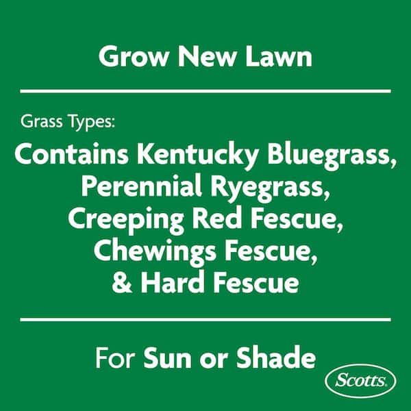 Turf Builder 2.4 lbs. Grass Seed Sun and Shade Mix with Fertilizer and Soil Improver Thrives in a Variety of Conditions