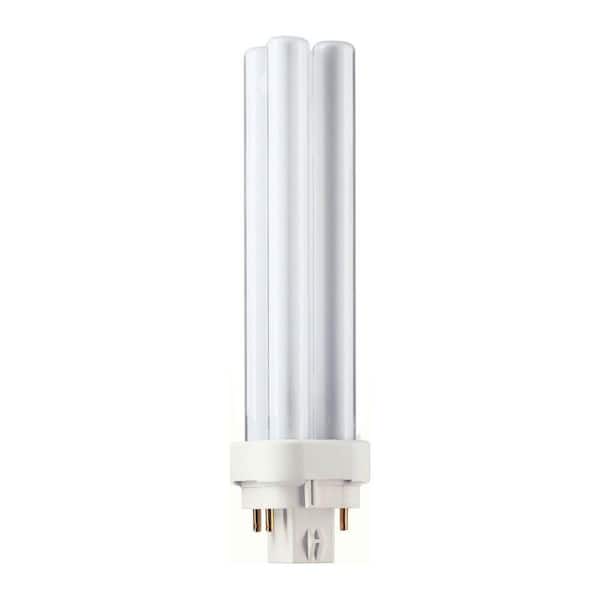 Philips 18-Watt Equivalent CFLNI (G24q-2) 4-Pin Light Bulb Bright White - The Home Depot