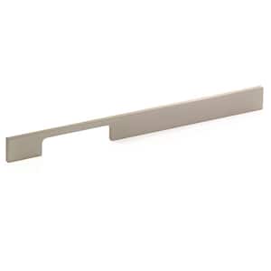 Aversa Collection 10-1/8 in. (256 mm) Center-to-Center Brushed Nickel Contemporary Drawer Pull
