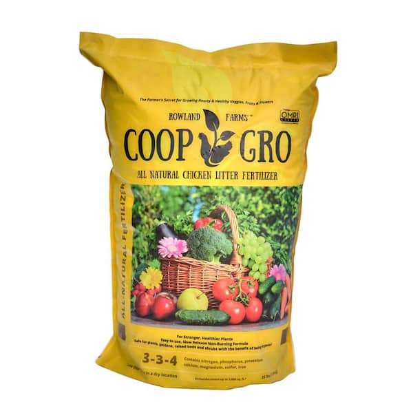 Coop Gro-3-3-4 Organic, Pelletized Chicken Litter Fertilizer