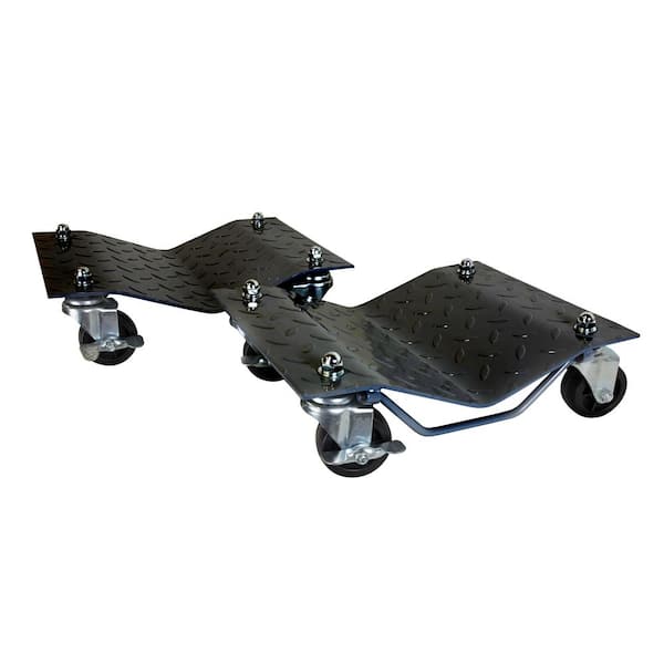 WEN 73017T 3000-Pound Capacity Vehicle Dollies with Brakes Two Pack 