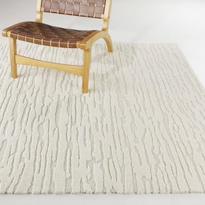 Andreas Cream 5 ft. 3 in. x 7 ft. Abstract Area Rug