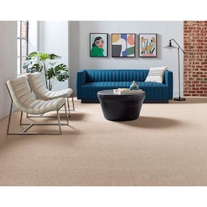 Beyond Cozy - Calming-Brown 12 ft. 39 oz. Triexta Pattern Installed Carpet