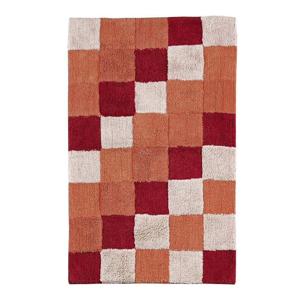 Better Trends Tiles Burgundy 24 In X 40 In And 17 In X 24 In Bath   Burgundy Better Trends Bath Mats Ss 2pc2440bu 64 1000 