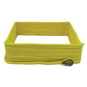 BoatTector Solid Braid MFP Anchor Line with Thimble - 3/8 in. x 150 ft., Neon Yellow