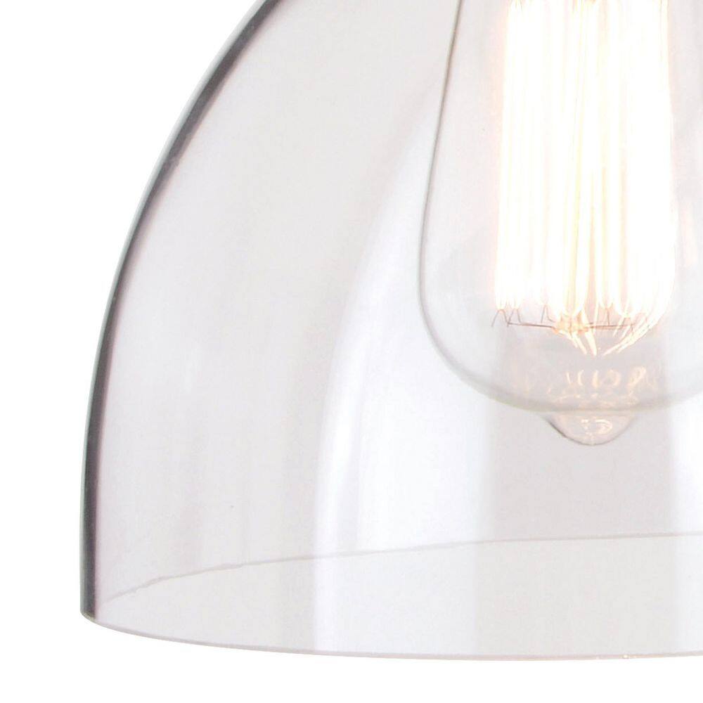 Matte Black Steel 2-Light Dimmable Vanity Fixture