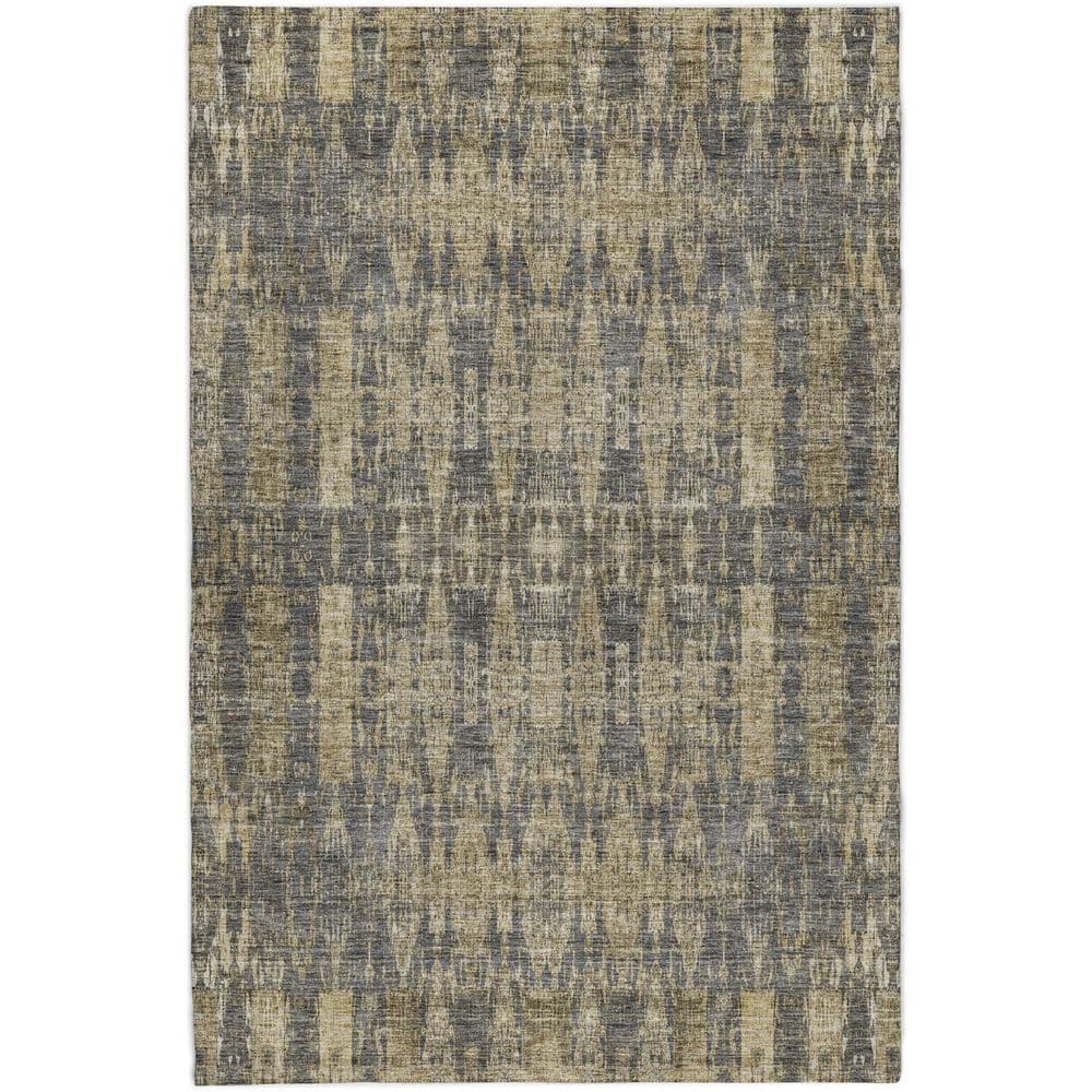 Dream Shag Premium Machine Washable Abstract ADS580 Gray 10 ft. x 14 ft. Area Rug price history on PriceWatchPro