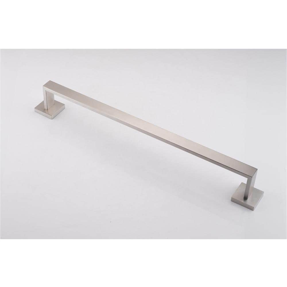 Brushed Nickel 4-Piece Bathroom Hardware Set with Towel Bar
