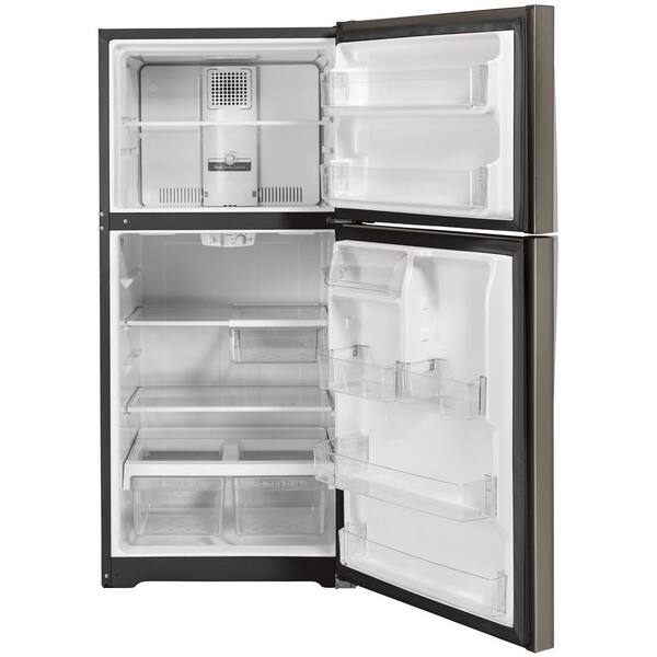 GE Refrigerators - Top Freezer Fingerprint Resistant 21.9 Cu Ft