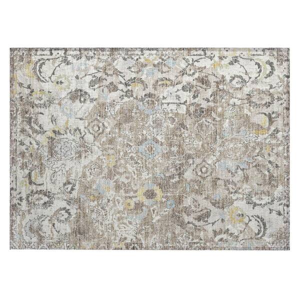 Chantille Machine Washable Indoor/Outdoor Abstract ACN2791 Ivory 2 ft. x 3 ft. Accent Rug