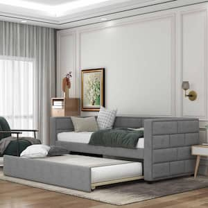 Gray Twin Size Daybed with Trundle