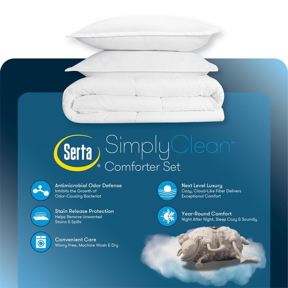 Gray Full/Queen Microfiber Comforter Set