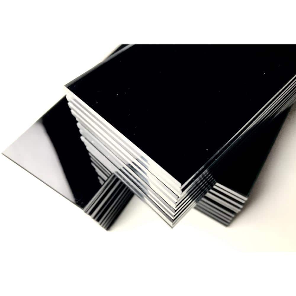 3'' x 12'' Clear Glass Diamond Mosaic Wall Tile