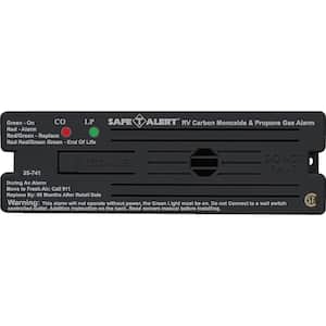 35 Series 12-Volt Safe-T-Alert Surface Mount RV Dual Carbon Monoxide/Propane Alarm in Black
