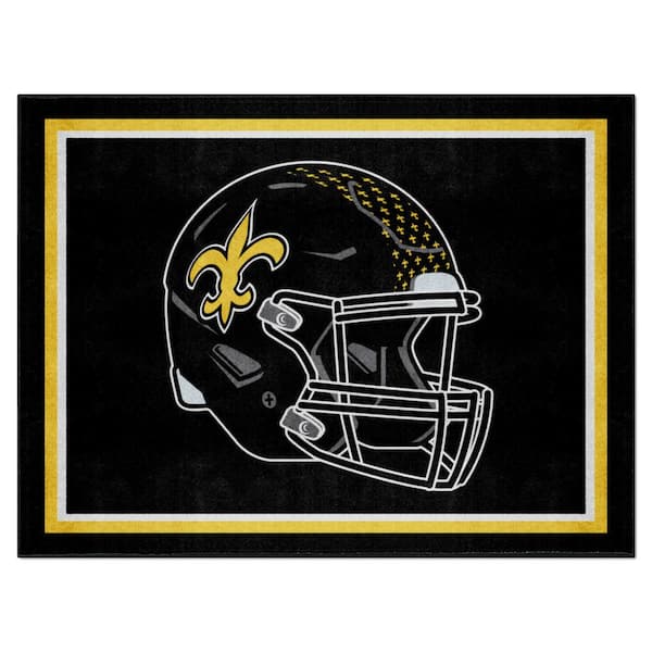 Fanmats New Orleans Saints 8ft. x 10 ft. Plush Area Rug