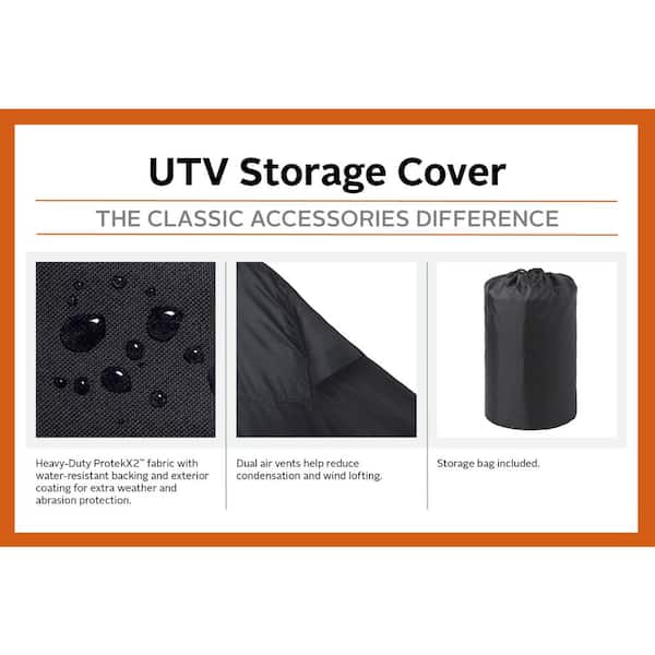 Classic Accessories Large UTV Deluxe Storage Cover 18-064-043801-00 - The  Home Depot