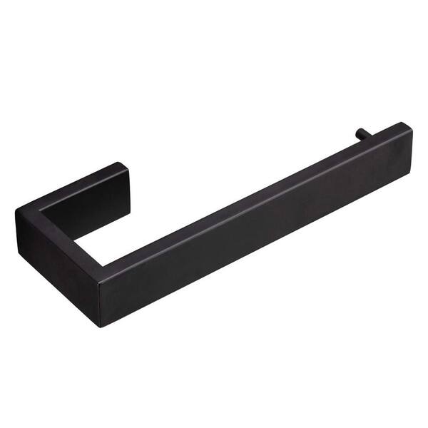 ATKING Bathroom 9 in. Wall Mounted Towel Bar Stainless Steel Hand Towel Holder in Black