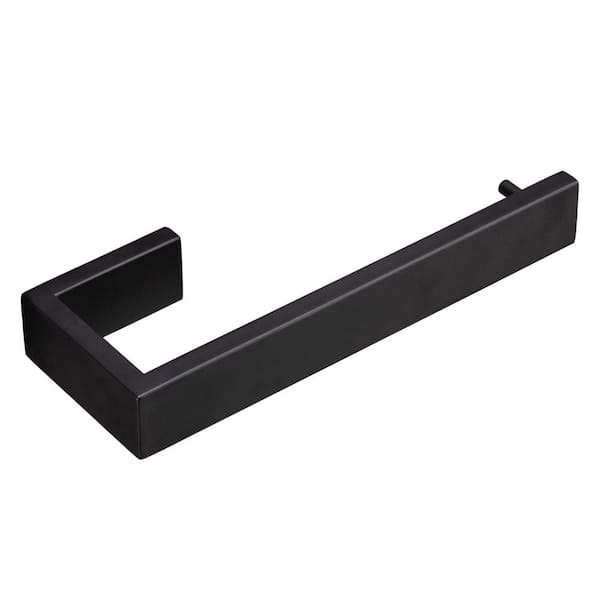 ATKING Bathroom 9 in. Wall Mounted Towel Bar Stainless Steel Hand Towel Holder in Black