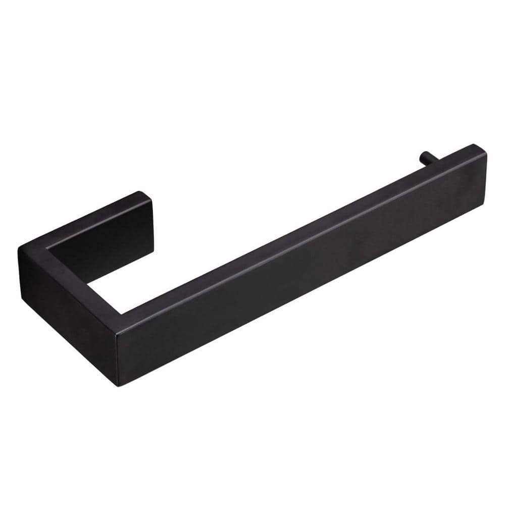 Matte Black 9-Inch Stainless Steel Wall Mounted Towel Bar