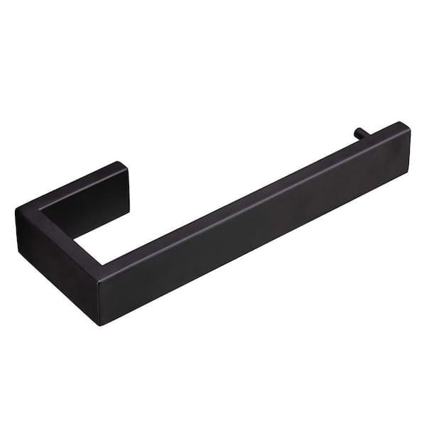 ATKING Bathroom 9 in. Wall Mounted Towel Bar Stainless Steel Hand Towel Holder in Matte Black