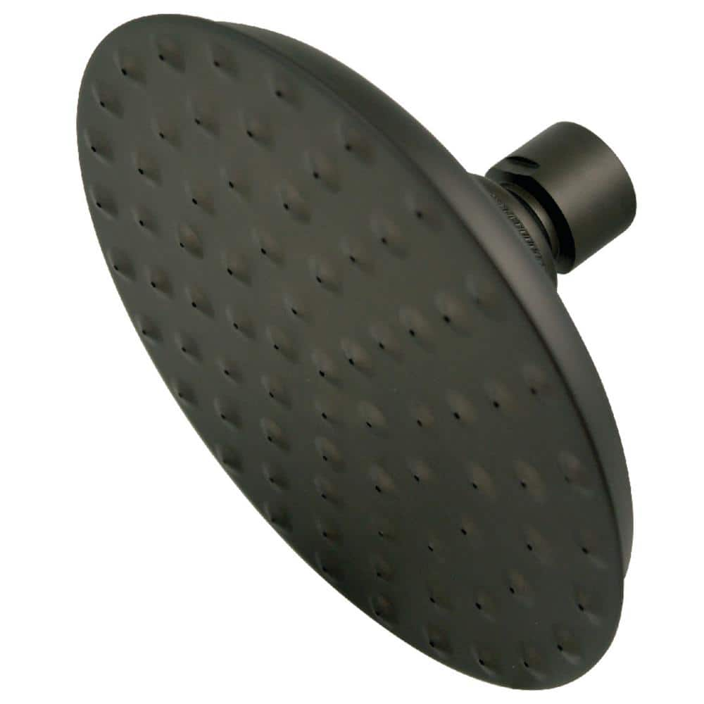 1-Spray 5.3 in. Single Wall Mount Fixed Rain Shower Head in Oil Rubbed Bronze -  Kingston Brass, HK135A5