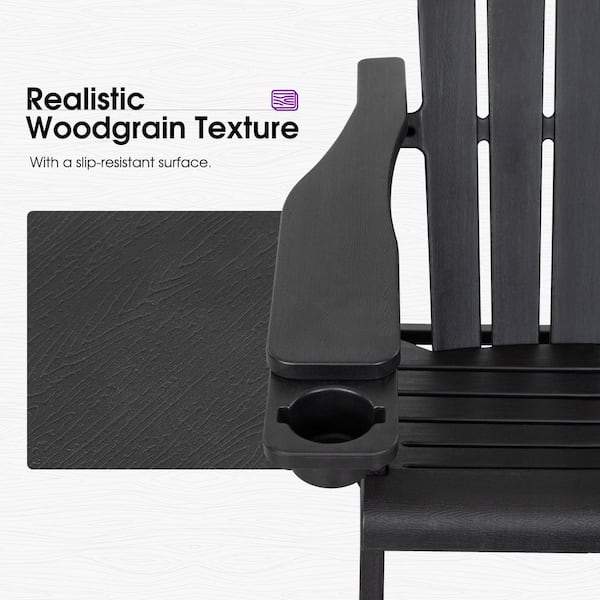 PURPLE LEAF Adirondack Chair 4-set HDPE All-Weather Outdoor