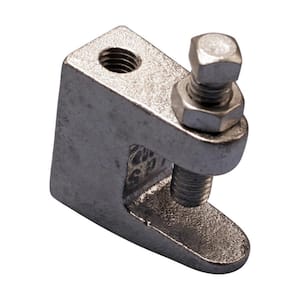 Universal Beam Clamp, Electrogalvanized, 3/8 in. Rod, 3/4 in. Max Flange (100-Pack)